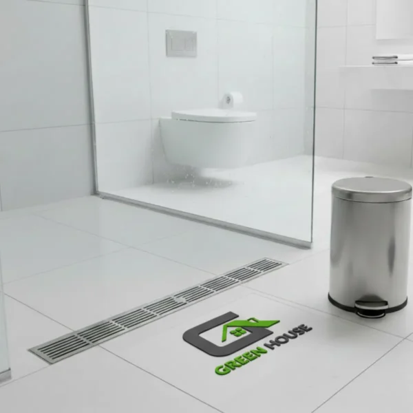 SUMIDERO DE ACERO SUS 304 RECTANGULAR 8X80CM SATINADO MOD: US001