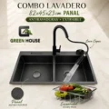 Combo Lavadero 82x45x23cm Panal Antirayaduras + Extraible