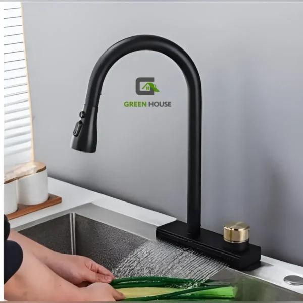 Combo Lavadero 75x45 Negro Con Panal Antirayaduras