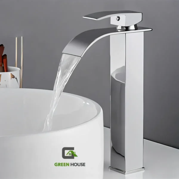 Combo Soleer + Mezcladora Cascada Pico Fino 30cm Vos46