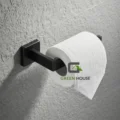 Kit De Baño Mod Camille Acero Inoxidable Negro Mate Pesado