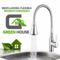 Mezcladora Cromada Monocomando Flexible