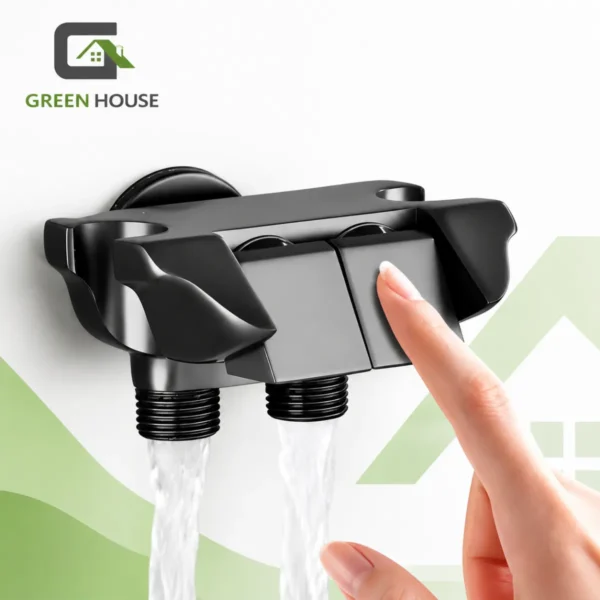 Ducha Bidet 2 Teclas Color Negro Acero Inoxidable Sus 304