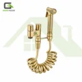 Ducha Bidet Color Dorado Con Valvula De Acero