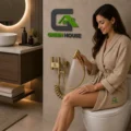 Ducha Bidet Color Dorado Con Valvula De Acero