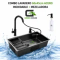 Combo Lavadero 60x45cm Acero Inoxidable + Mezcladora