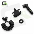 Ducha Bidet 2 Teclas Color Negro Acero Inoxidable Sus 304