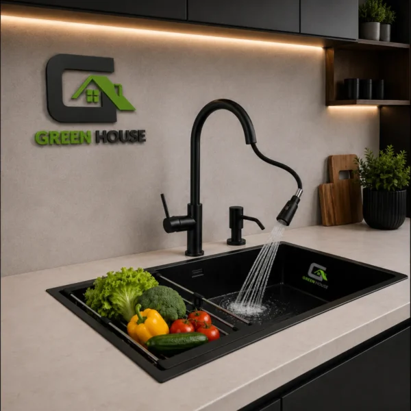 Combo Lavadero 60x45cm Acero Inoxidable + Mezcladora