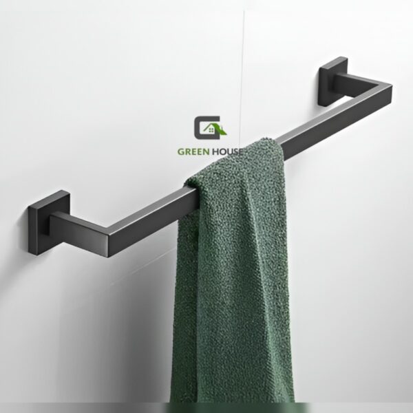 Kit De Baño Mod Camille Acero Inoxidable Negro Mate Pesado