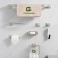 Kit De Baño Mod: Essia Acero Inoxidable Satinado Mate Pesado