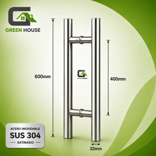 Manillon Mod. -H -Acero Inoxidable Satinado 60cm