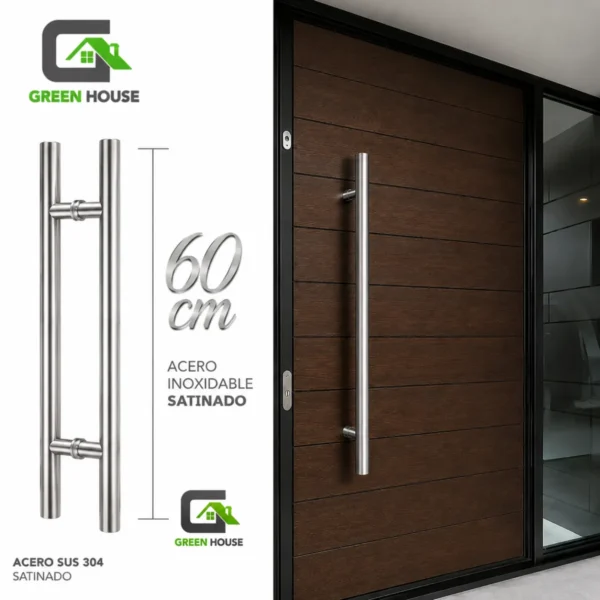 Manillon Mod. -H -Acero Inoxidable Satinado 60cm