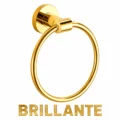 Toallero De Manos Anillo Dorado Brillante