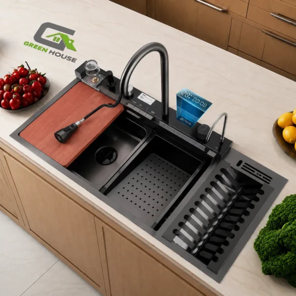 Lavadero 100x45cm Multifuncional 5 teclas + Escurridor De Platos