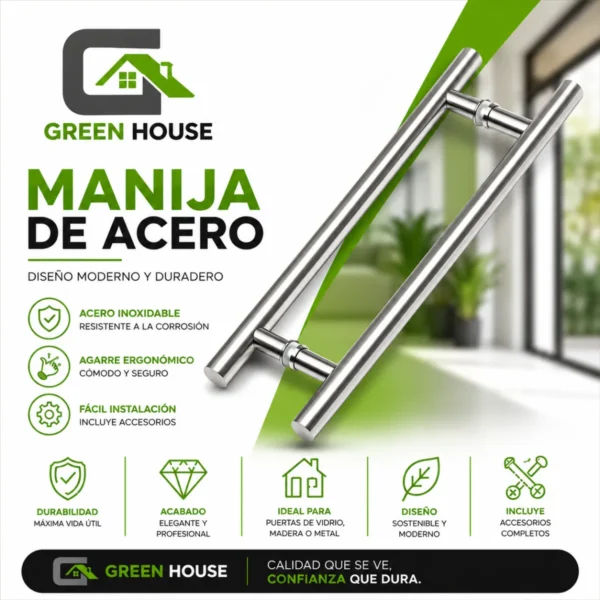 Manillon Mod. -H -Acero Inoxidable Satinado 50cm