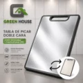 Tabla de Cortar de Acero Inoxidable de Doble Cara Antideslizante de Grado Alimenticio