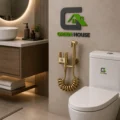 Ducha Bidet Color Dorado Con Valvula De Acero