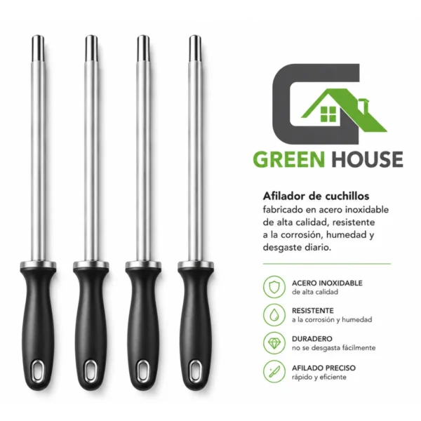 Afilador De Cuchillos Fabricado En Acero Inoxidable