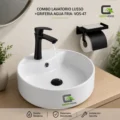 web tyu Combo Lavatorio Lusso + Grifería Agua Fría – Vos-47