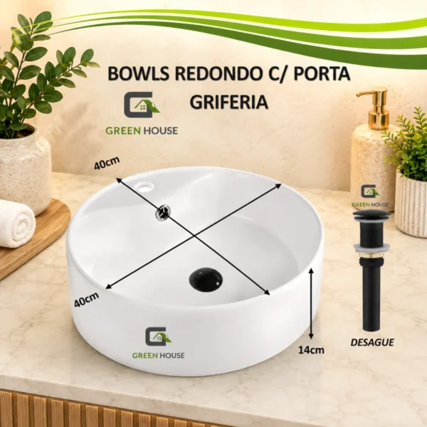 Combo Lavatorio Lusso + Grifería Agua Fría – Vos-47