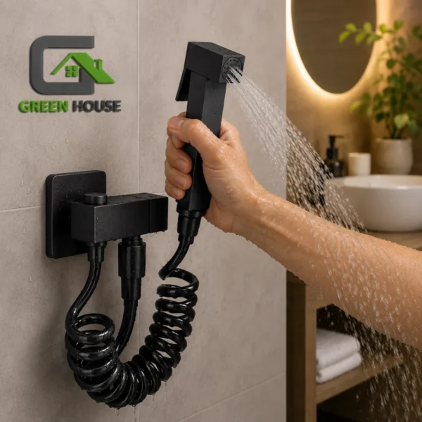 Ducha Bidet Color Negro Acero Inoxidable Sus 304