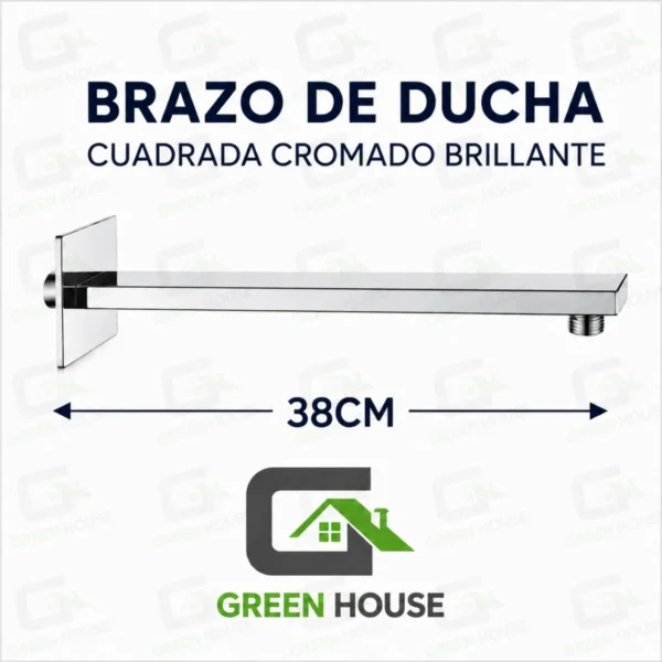 Kit De Ducha 8 Pulgadas Cromado Acero Con Mezcladora Monocomando
