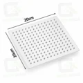Kit De Ducha 8 Pulgadas Cromado Acero Con Mezcladora Monocomando