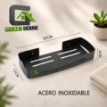 REPISA ORGANIZADOR DUCHA -COCINA NEGRO ACERO 30cm