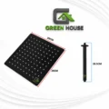 KIT DE DUCHA TECHO 8 PULGADAS ACERO NEGRO MATE
