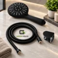 KIT DUCHA ESPAÑOLA DE ACERO 20CM + MEZCLADORA DUCHA + DUCHA TELEFONO