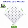 KIT DUCHA TECHO DE ACERO 12" CROMADA + MEZCLADORA DUCHA