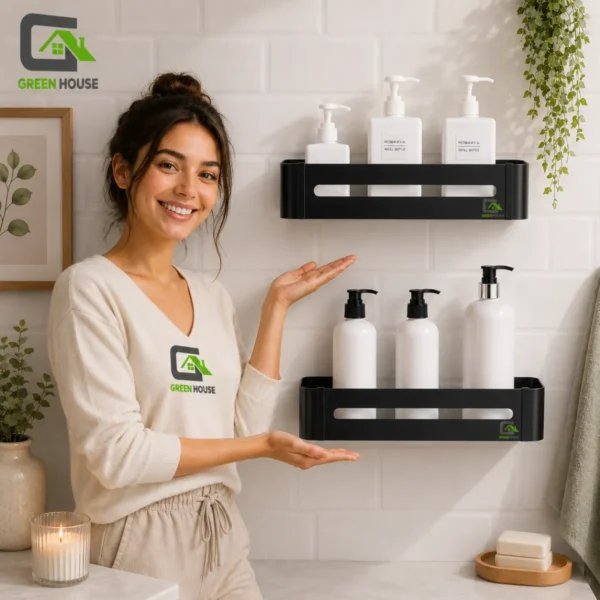 PACK DE 2 REPISAS NEGRO ACERO INOXIDABLE 30cm