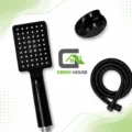 Ducha Telefono Mod.Luxury Con 3 Funciones ABS- Cuadrado Negro