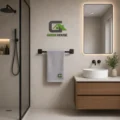 TOALLERO ACERO INOXIDABLE PESADO 60CM MINIMALISTA