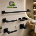 KIT DE DUCHA 10" MODELO EUROPEO 25CM ACERO INOXIDABLE + ACCESORIOS
