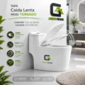 Inodoro Blanco Con Sifon Una Pieza Mod: Tornado