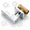Kit De Ducha 8 Pulgadas Acero Cromado Con Llave Agua Fria