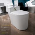 Inodoro Blanco Con Sifon Una Pieza Mod: Tornado