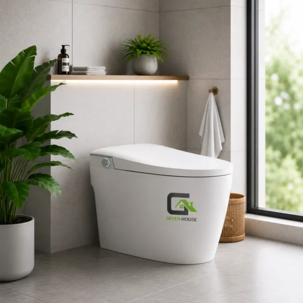 Inodoro inteligente Blanco Pantalla Led 67x39x46cm-Premium
