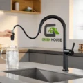 Mezcladora Extraíble Mod. Cuello de Cisne Acero Inoxidable SUS 304 – Negro Mate