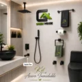 kit Minimalista Techo 12"+Ducha Tina y Accesorios Acero Inoxidable