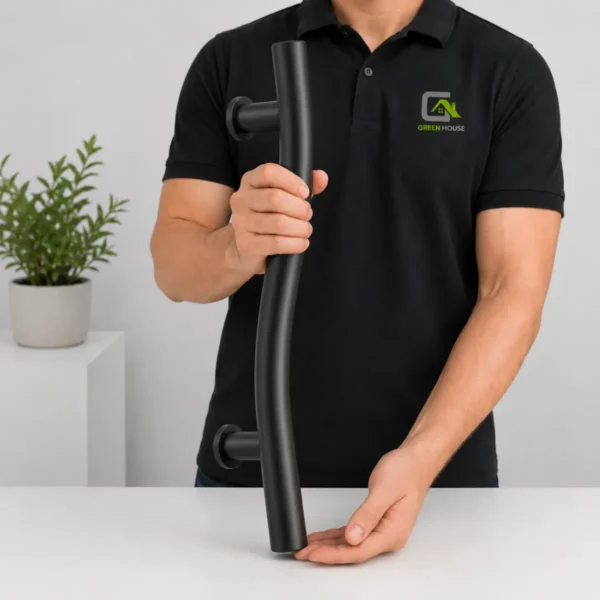 Manija - Manillon Mod. S Acero Inoxidable 30cm Negro Mate