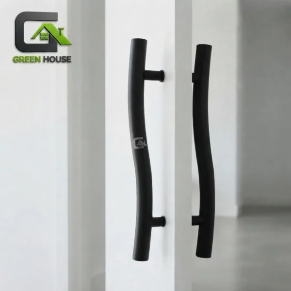 Manija - Manillon Mod. S Acero Inoxidable 50cm Negro Mate