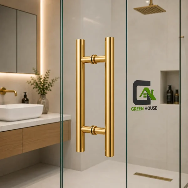 Manija - Manillon Mod. -H -Acero Inoxidable Dorado 50cm
