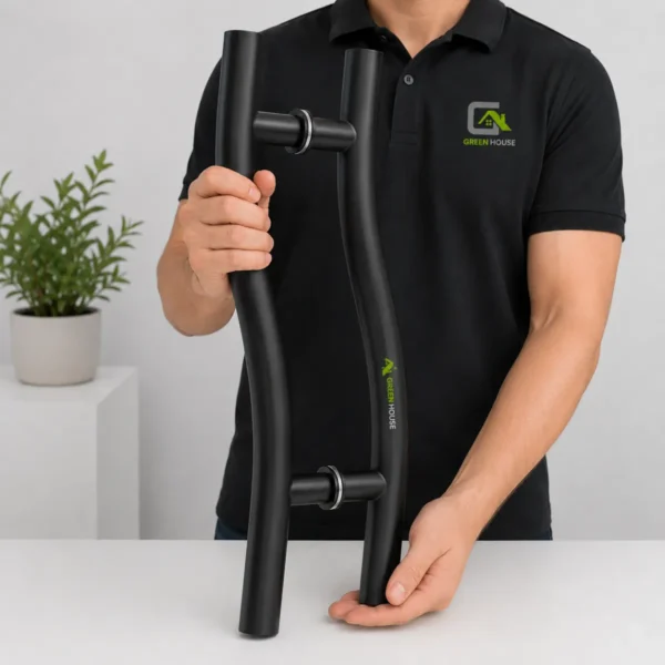 Manija - Manillon Mod. S Acero Inoxidable 30cm Negro Mate