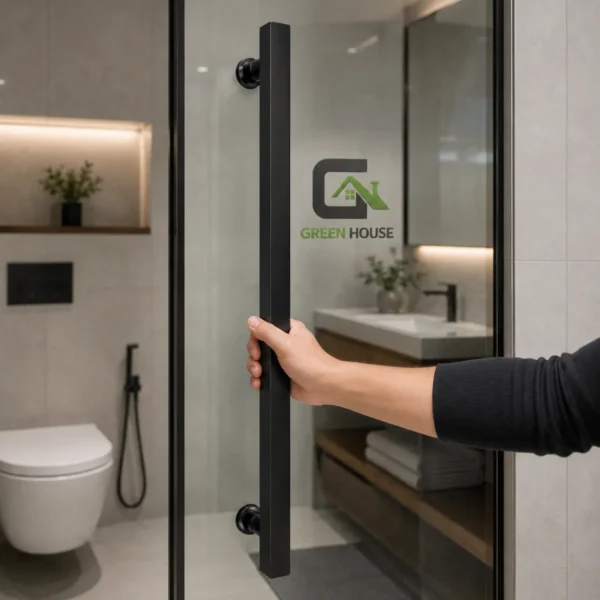 1 Asa Jalador 50cm Acero Inoxidable Negro Mate