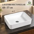 Combo Lavatorio Retangular+Mezcladora Mod. Allegra Pico Largo