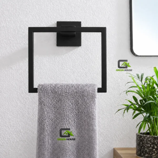 Toallero Europeo De Manos Minimalista Cuadrado Acero Inoxidable