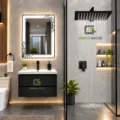 Elegante Combo De Baño Inodoro + Vanitorio + Espejo Led + Ducha 10" + Accesorios