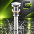 Combo De Lavatorio Griferia Agua Fria Caida Cascada + Desague Cromado